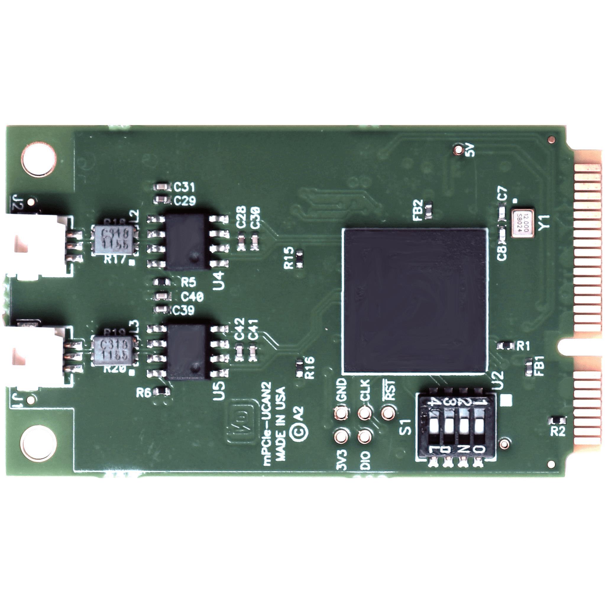 product Photo mPCIe-UCAN2-CB