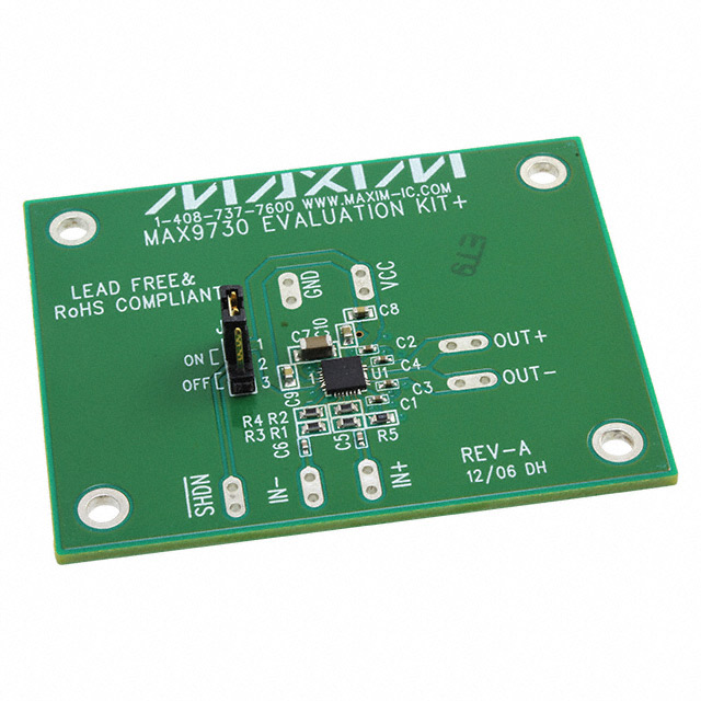 product Photo MAX9730EVKIT+